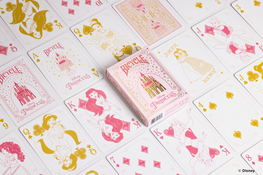 Cartes à jouer Bicycle® Princesses Disney (Rose)