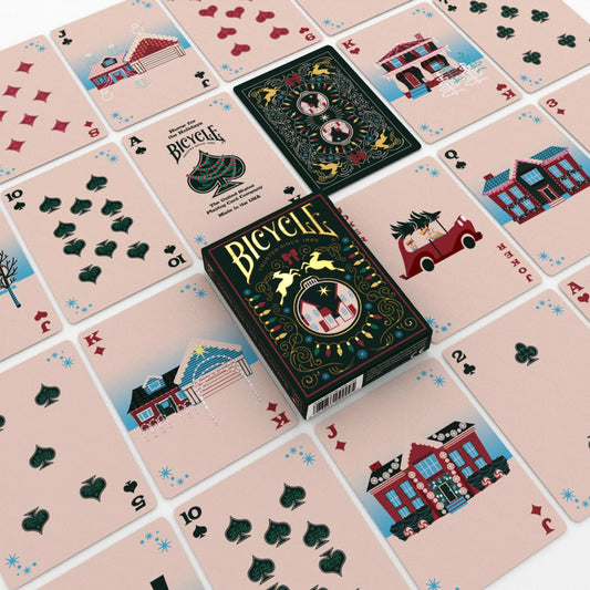 Jeu de cartes Bicycle® Home for the Holidays par US Playing Cards