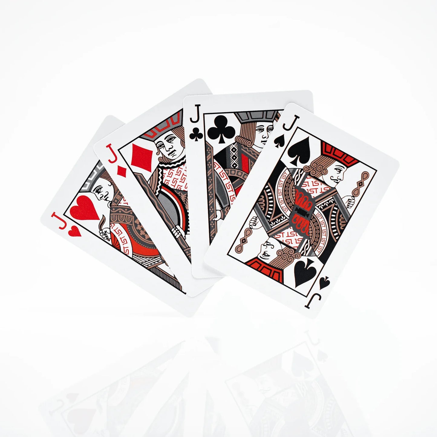 1st V4 Playing Cards (Red) by Chris Ramsay