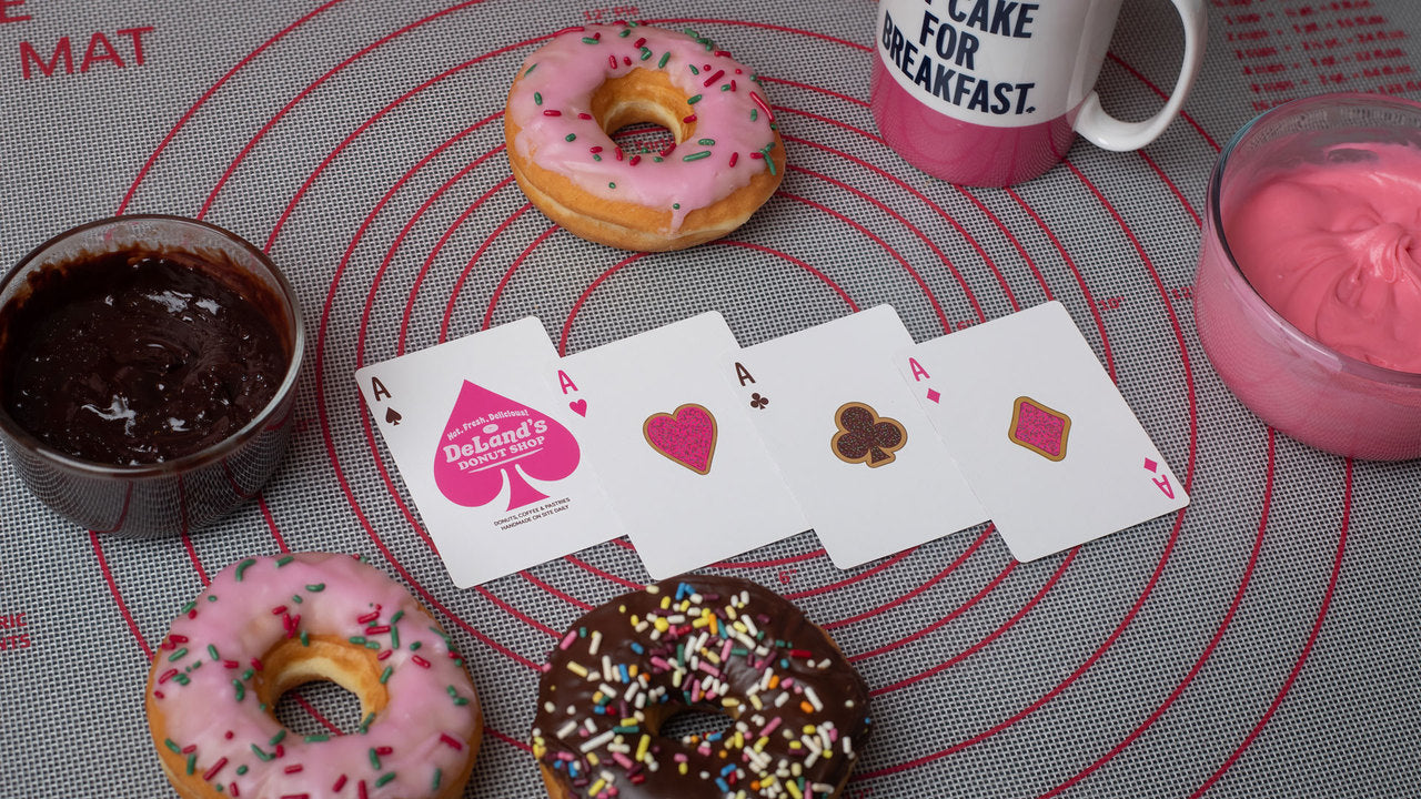DeLand's Donut Shop (Marked) Playing Cards By Penguin Magic