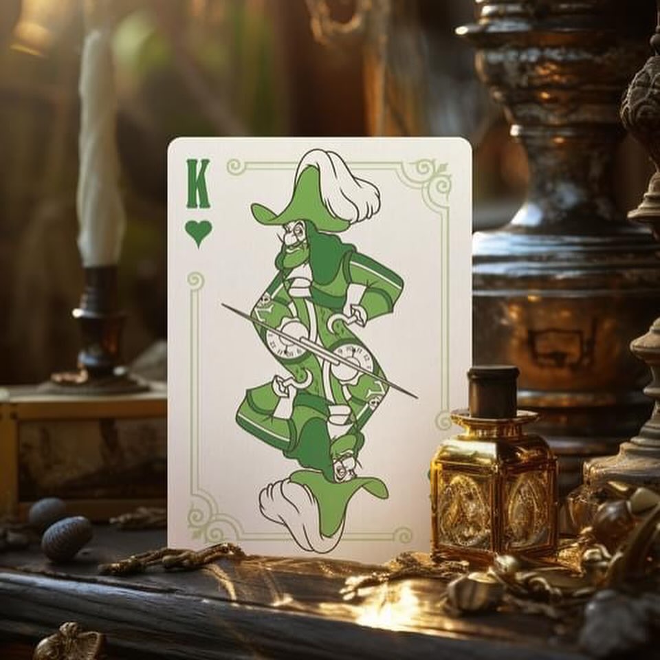 Bicycle® Disney Villains (Green) Playing Cards
