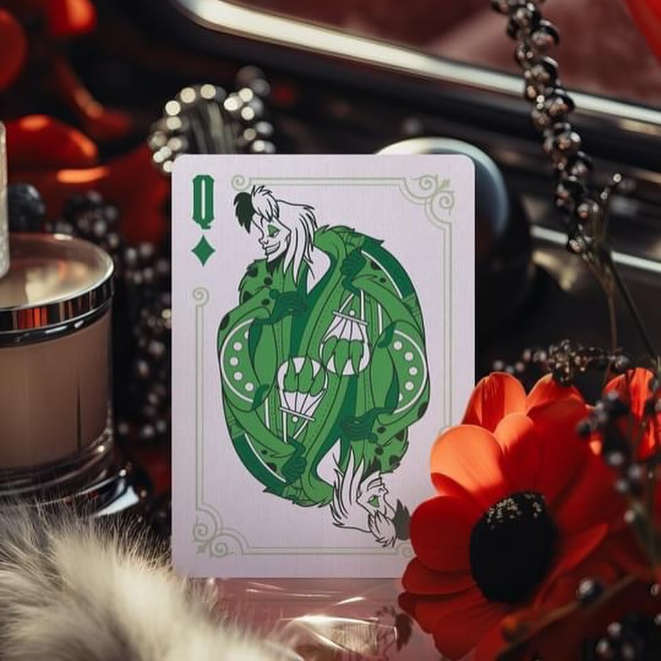 Bicycle® Disney Villains (Green) Playing Cards