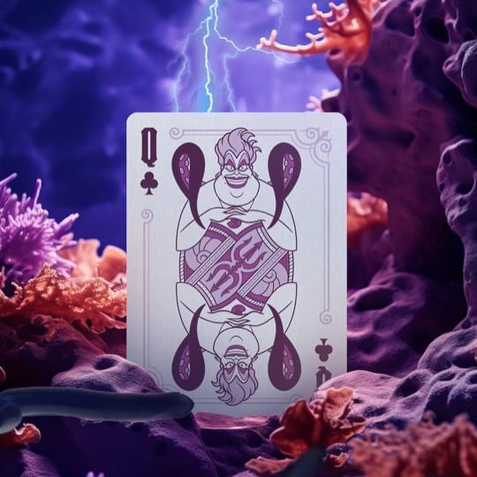 Bicycle® Disney Villains (Green) Playing Cards