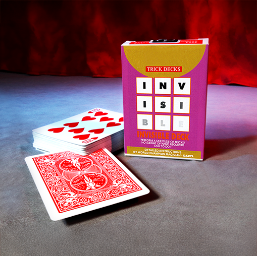 Bicycle® Invisible Deck (Red) Playing Cards