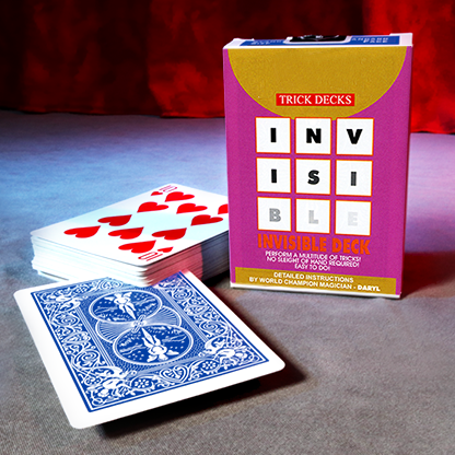 Bicycle® Invisible Deck (Blue) Playing Cards