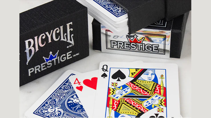 Bicycle® Prestige (Blue) Plastic Playing Cards