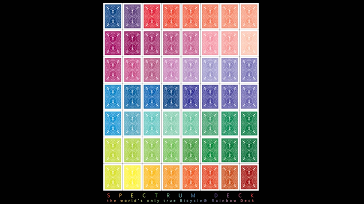 Bicycle® - Spectrum (Rainbow) Deck Rider Back