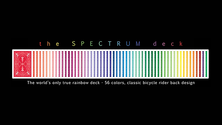 Bicycle® - Spectrum (Rainbow) Deck Rider Back