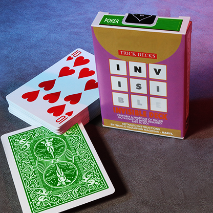 Bicycle® Invisible Deck (Green) Playing Cards