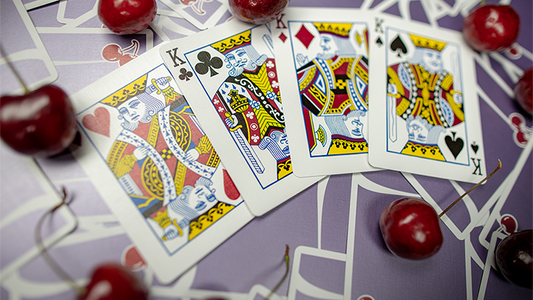 Cherry Casino (Desert Inn Purple) Cartes à jouer par Pure Imagination Projects