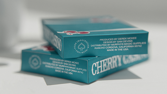 Cartes à jouer Cherry Casino (Tropicana Teal) par Pure Imagination Projects