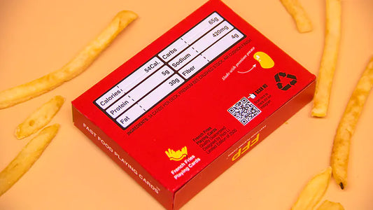 Jeu de cartes Frites par Fast Food Playing Cards