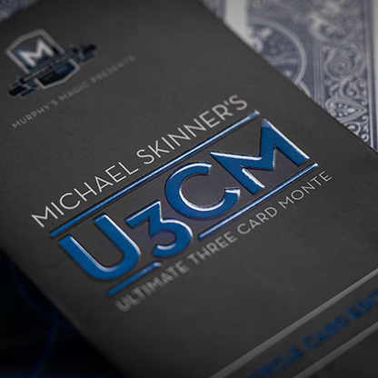 Michael Skinner's Ultimate 3 Card Monte (Blue) by Murphy's Magic