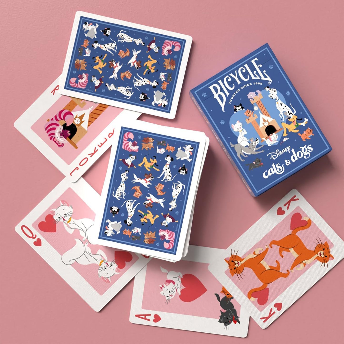 Bicycle® Disney Cats & Dogs Playing Cards
