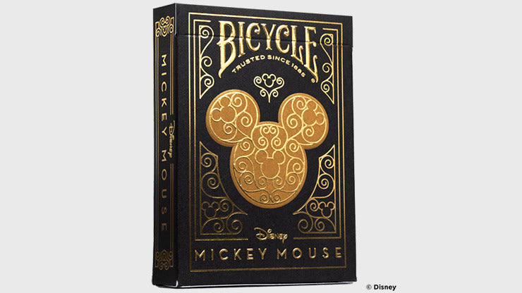 Bicycle® Disney Mickey Mouse (Black and Gold) Playing Cards
