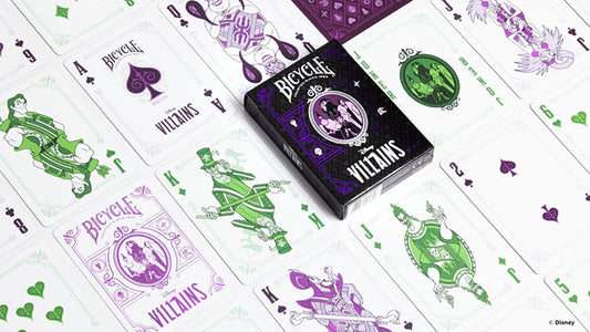 Cartes à Jouer Bicycle® Disney Villains (Violet)