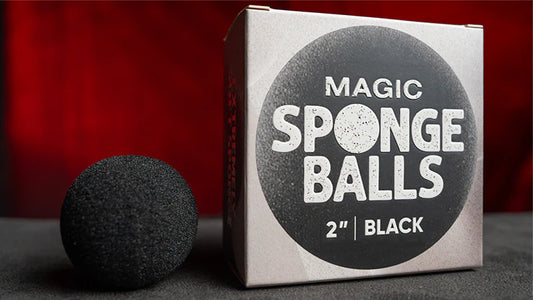 Magic Sponge Balls 4 Pack BLACK 2" by Murphy's Magic
