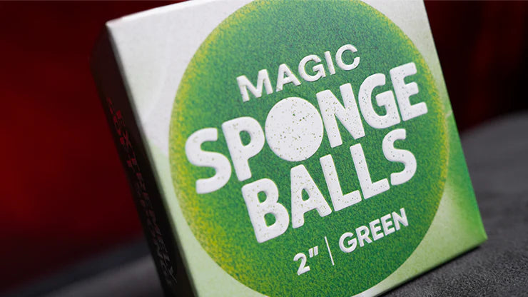 Magic Sponge Balls 4 Pack GREEN 2" by Murphy's Magic