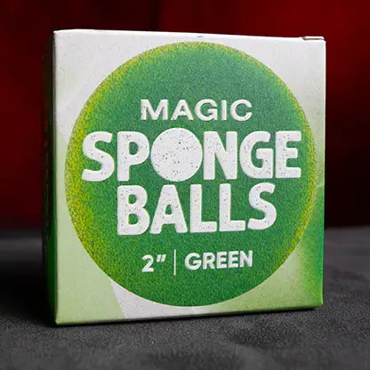 Magic Sponge Balls 4 Pack GREEN 2" by Murphy's Magic