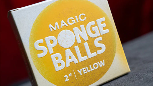 Magic Sponge Balls 4 Pack YELLOW 2" by Murphy's Magic