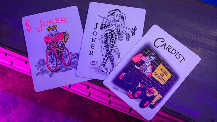 Bicycle® Star-Fire Pink Neon Playing Cards