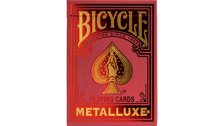Jeu de cartes Bicycle® Metalluxe (Rouge)