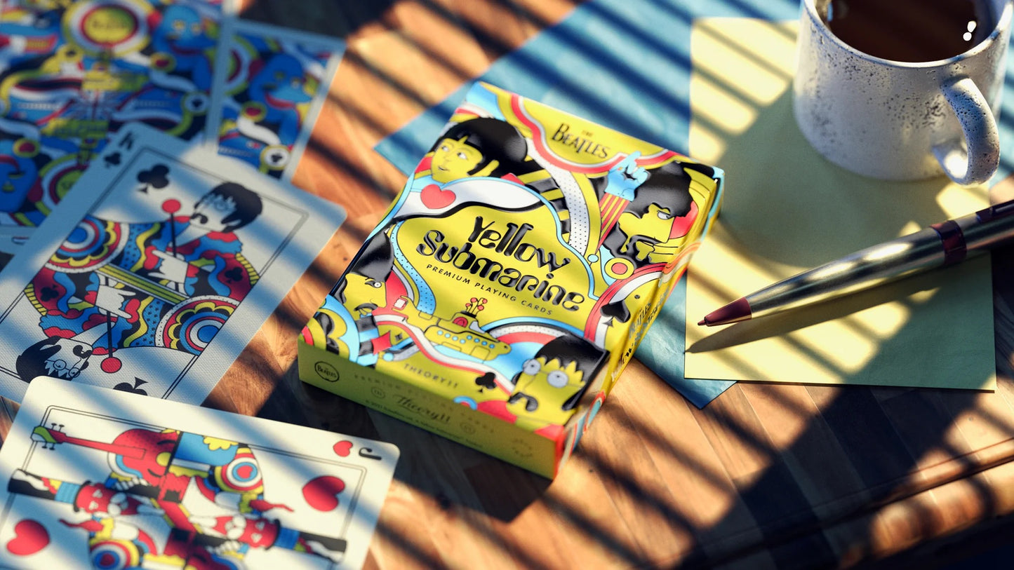 The Beatles (Yellow Submarine) Playing Cards by Theory11