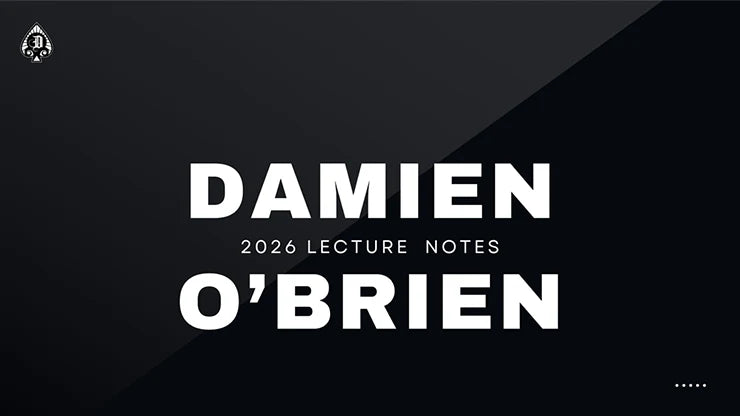 Damien O'Brien 2026 Lecture Notes - ebook