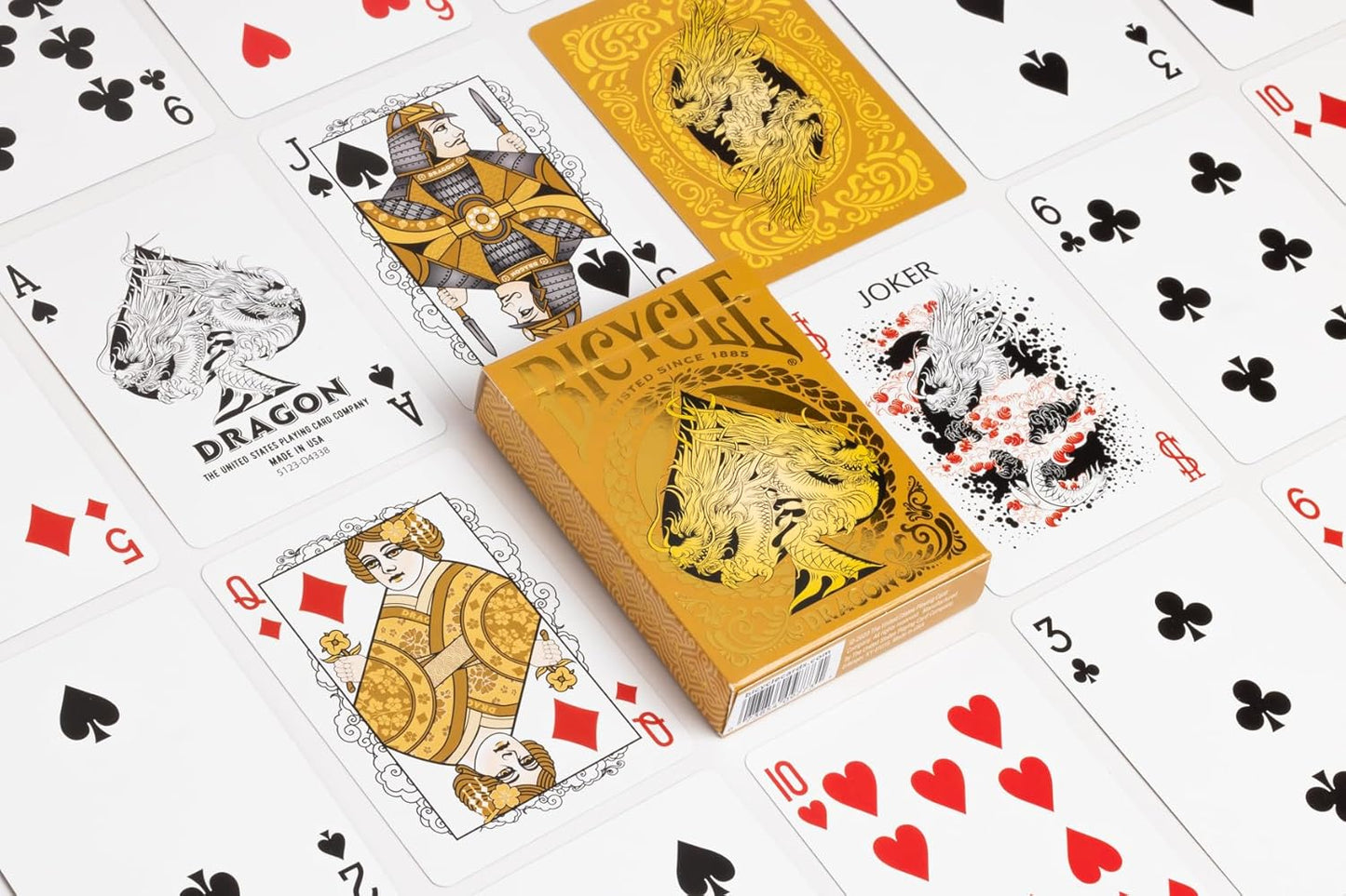 Bicycle® Dragon (Gold) Playing Cards