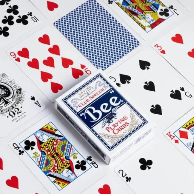 Bee (Blue) Playing Cards Printed by USPCC