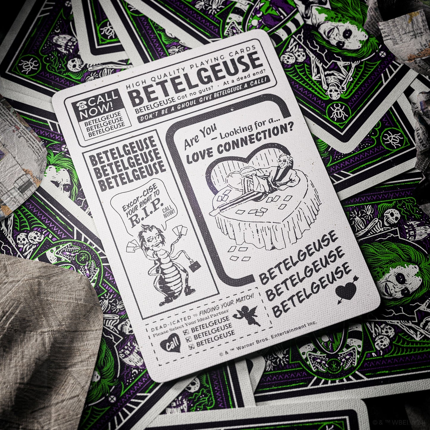 Beetlejuice Playing Cards by Theory11