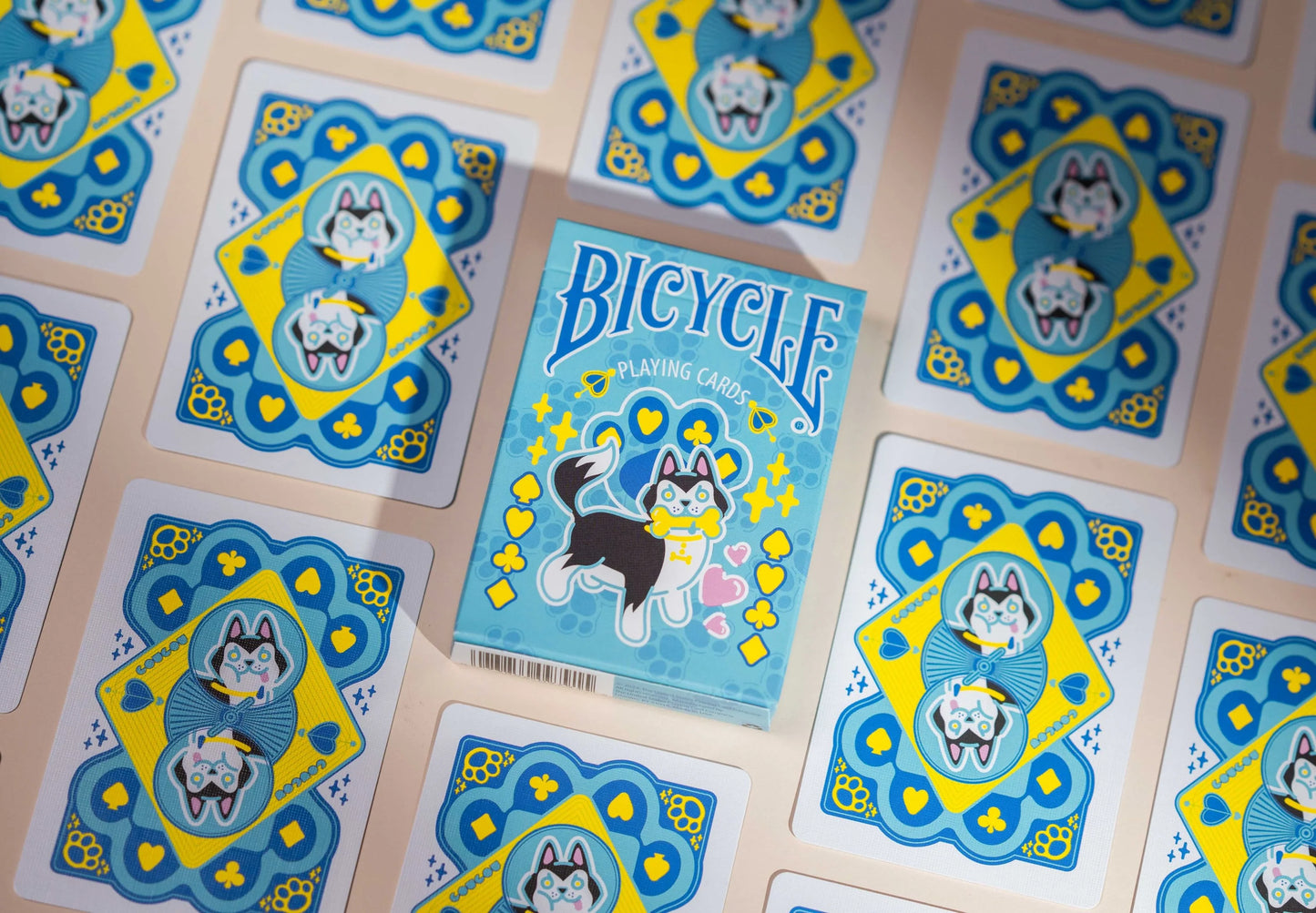 Bicycle® Dog (Blue) Playing Cards