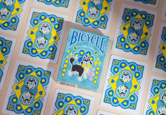 Cartes à jouer Bicycle® Dog (Bleues)