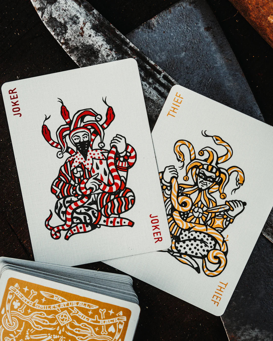 Joker and the Thief: Crown (Gold) Edition playing cards