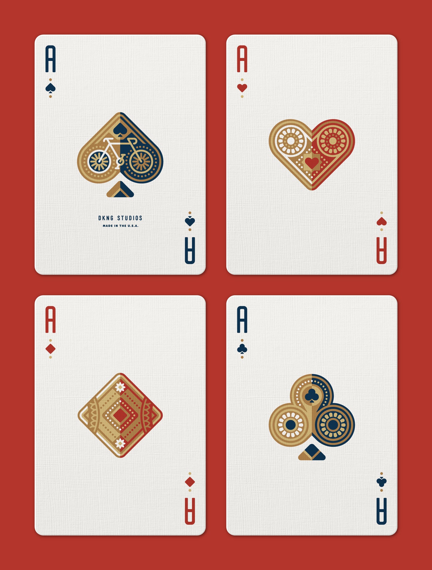 DKNG ‘Red Wheel’ Playing Cards