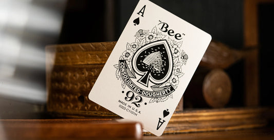 Cartes à jouer Bee (Bleues) imprimées par USPCC