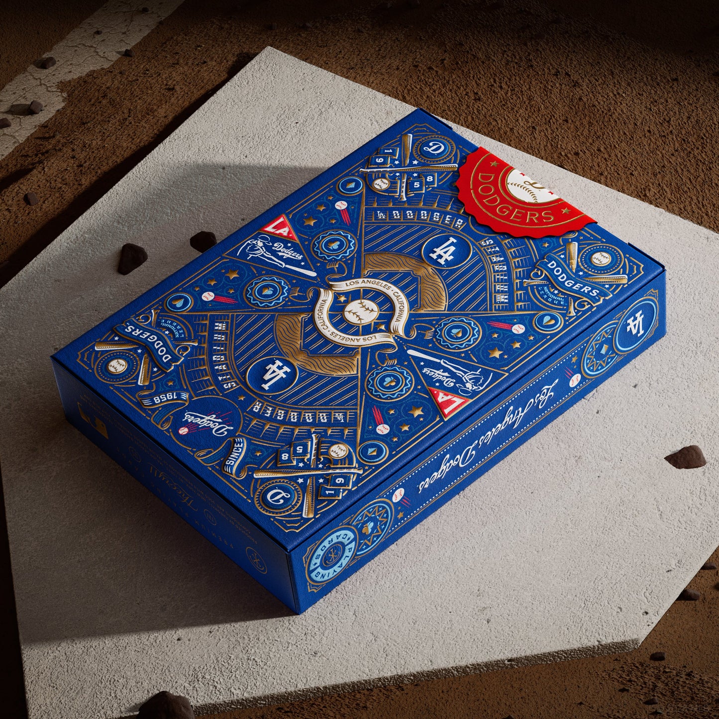 Cartes à jouer des Dodgers par Theory11