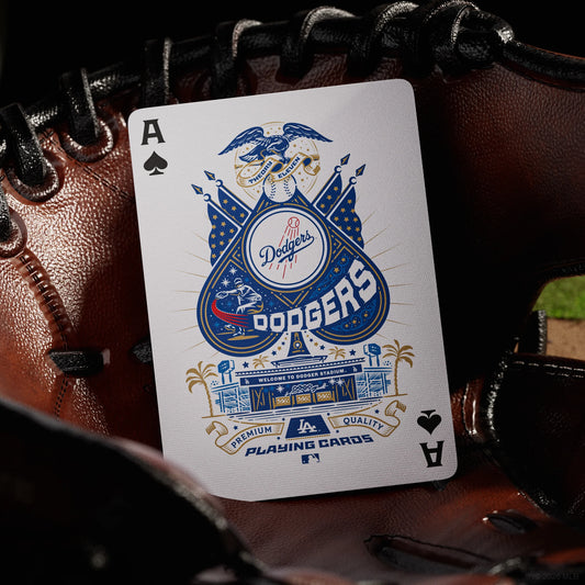 Cartes à jouer des Dodgers par Theory11