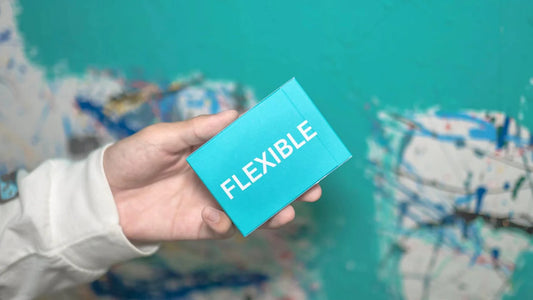 Cartes à jouer souples à dégradé de bleu par TCC