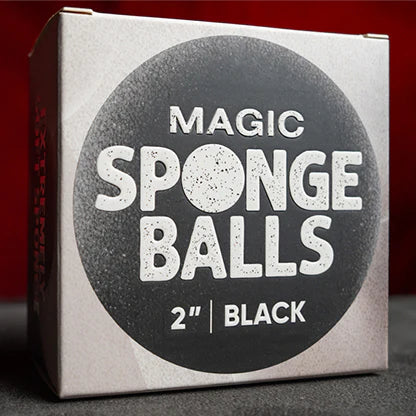 Magic Sponge Balls 4 Pack BLACK 2" by Murphy's Magic