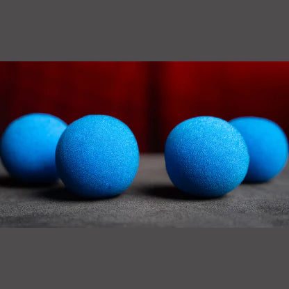 Magic Sponge Balls 4 Pack BLUE 1.5" by Murphy's Magic