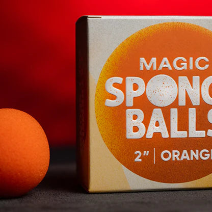 Magic Sponge Balls 4 Pack ORANGE 2" by Murphy's Magic