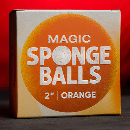 Magic Sponge Balls 4 Pack ORANGE 2" by Murphy's Magic