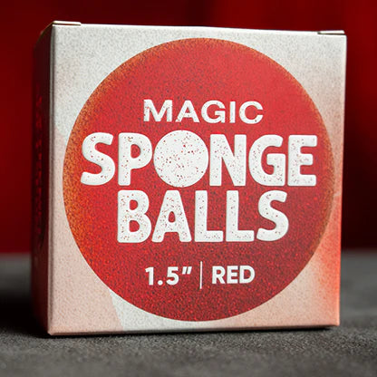 Magic Sponge Balls 4 Pack RED 1.5" by Murphy's Magic