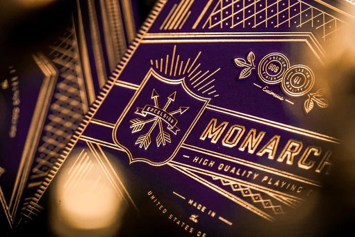 Monarch Royal Edition (Purple) Playing Cards by Theory11
