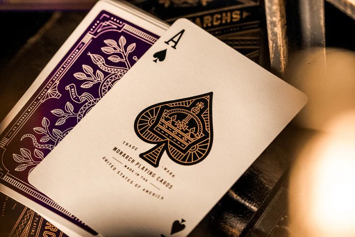 Monarch Royal Edition (Purple) Playing Cards by Theory11