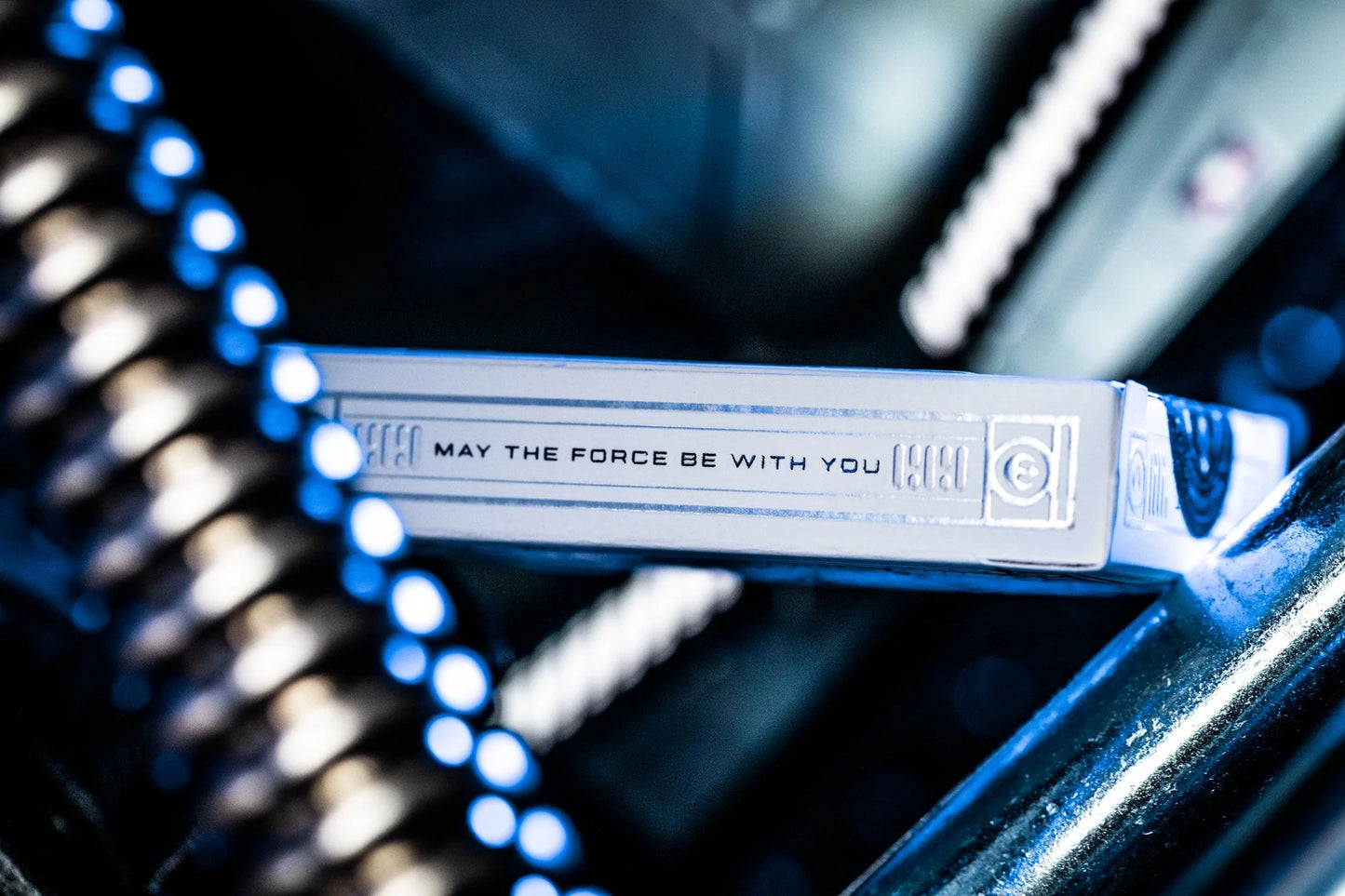 Star Wars Light Side Silver Edition Playing Cards (White) by theory11