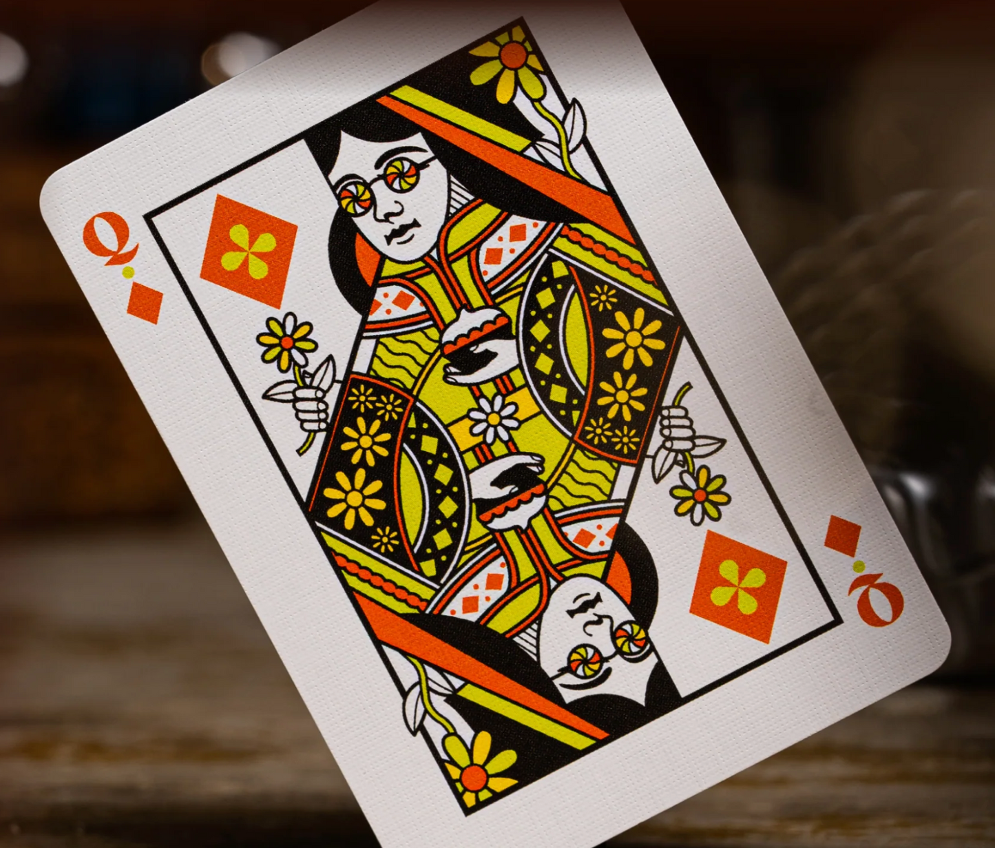 The Beatles (Green) Playing Cards by Theory11