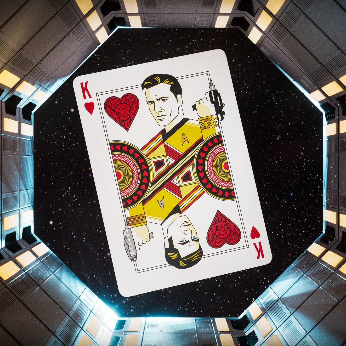 Star Trek Dark Edition (Black) Playing Cards by Theory 11