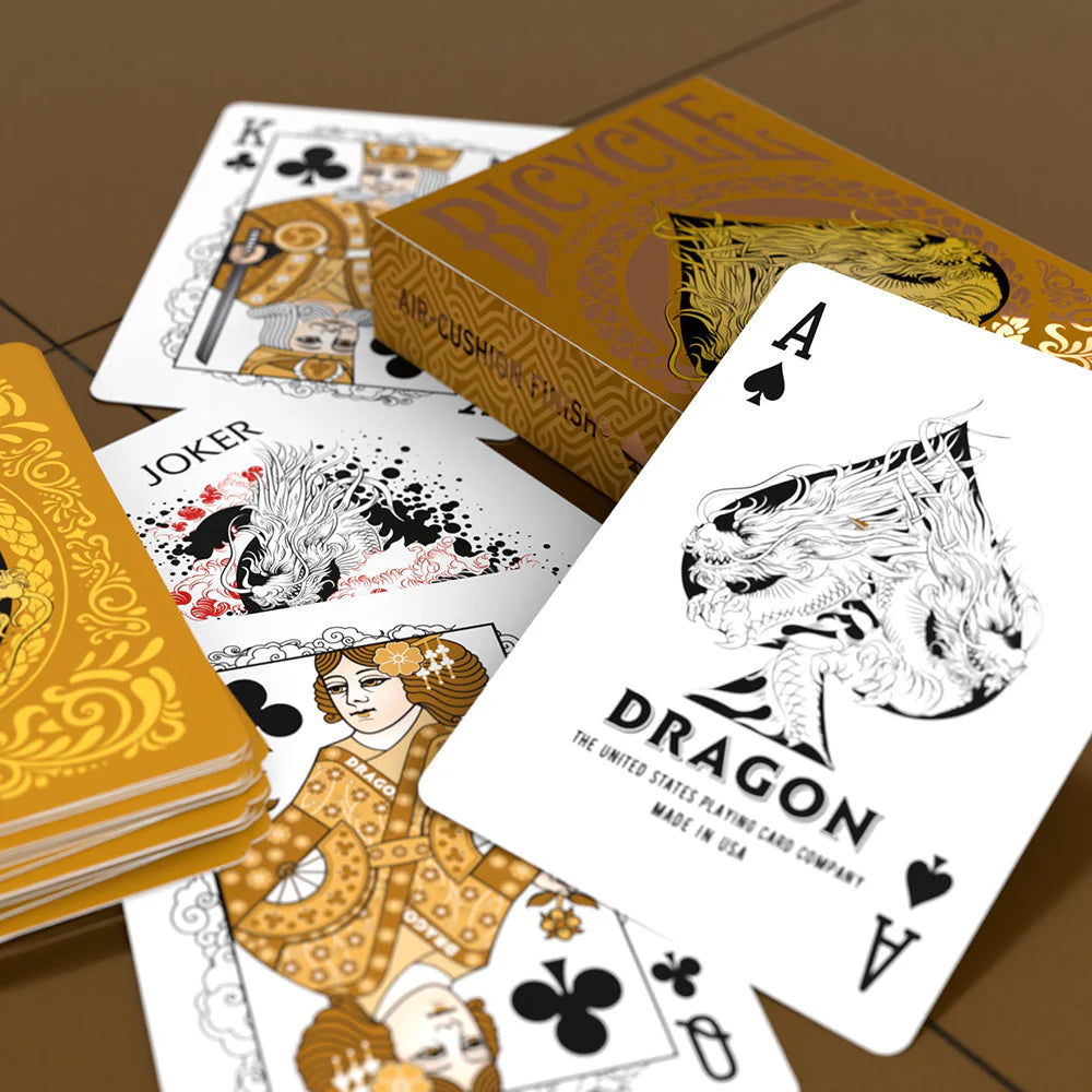 Bicycle® Dragon (Gold) Playing Cards